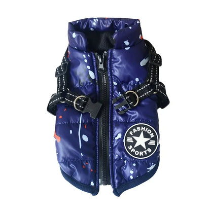 2023 Hot Winter Pet Dog Jacket Coat Thickening Warm Puppy Dog Clothes With Hood For Chihuahua Poodle Bichon