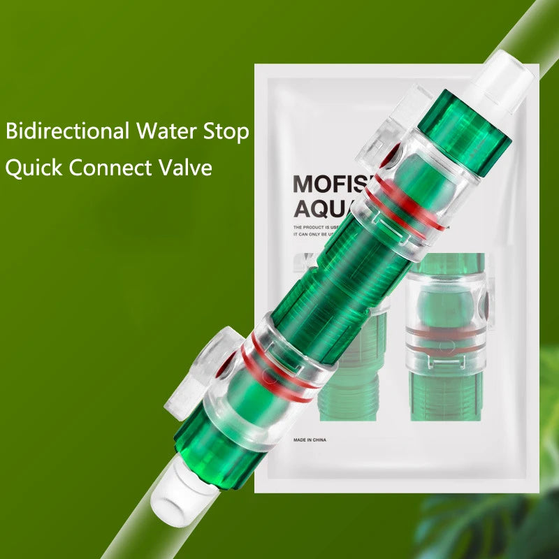 Aquarium Water Control Valve Hose Double Tap Quick Release Connector Fish Tank Filter Barrel Replace Connector acuarios 12/16mm