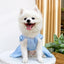 Summer Pet Dog Skirt Puppy Striped Butterfly Skirt Princess Baby Dog Wedding Midi Dress Cat Skirt Shih Tzu Dog Clothes for Party