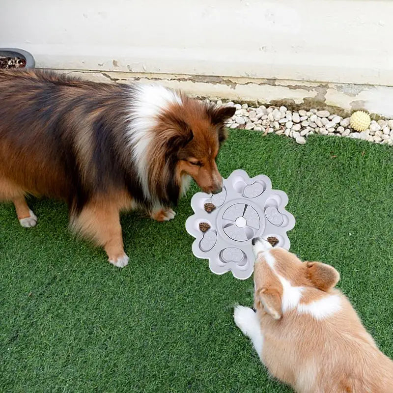Dog Puzzle Toys Anti-slip Dog Puzzle Toys Blue/Pink/Grey Dog Interactive Toys  For Brain Stimulation And IQ Training