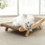 Cat Scratcher Wooden Frame Detachable Scrapers Bed 3 In 1 Cat Scratch Board Toys Training Grinding Claw for Cats Lounge Bed