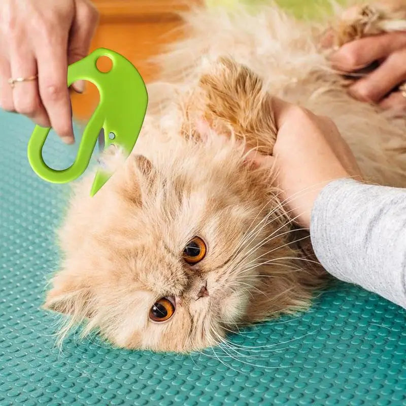 Knotting Comb Dematting Comb For Dogs Safe Dog Detangler Cat Hair Knot Remover Grooming Comb Pet Grooming Accessories Loose