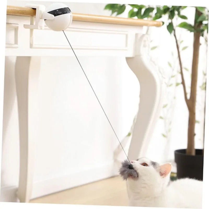 Cat toys interactive cat toys, cat teasing toy lifting ball, automatic lifting cat toy, electric fluttering cat rotating toy