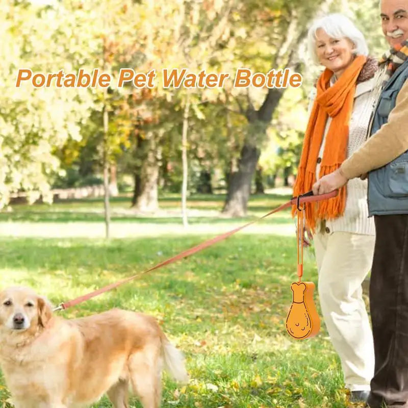 Dog Water Bottle Outdoor Pet Water Cup Food Container Portable Pet Travel Water Bowl 2-in-1 Leak Proof Drinking Cup Food