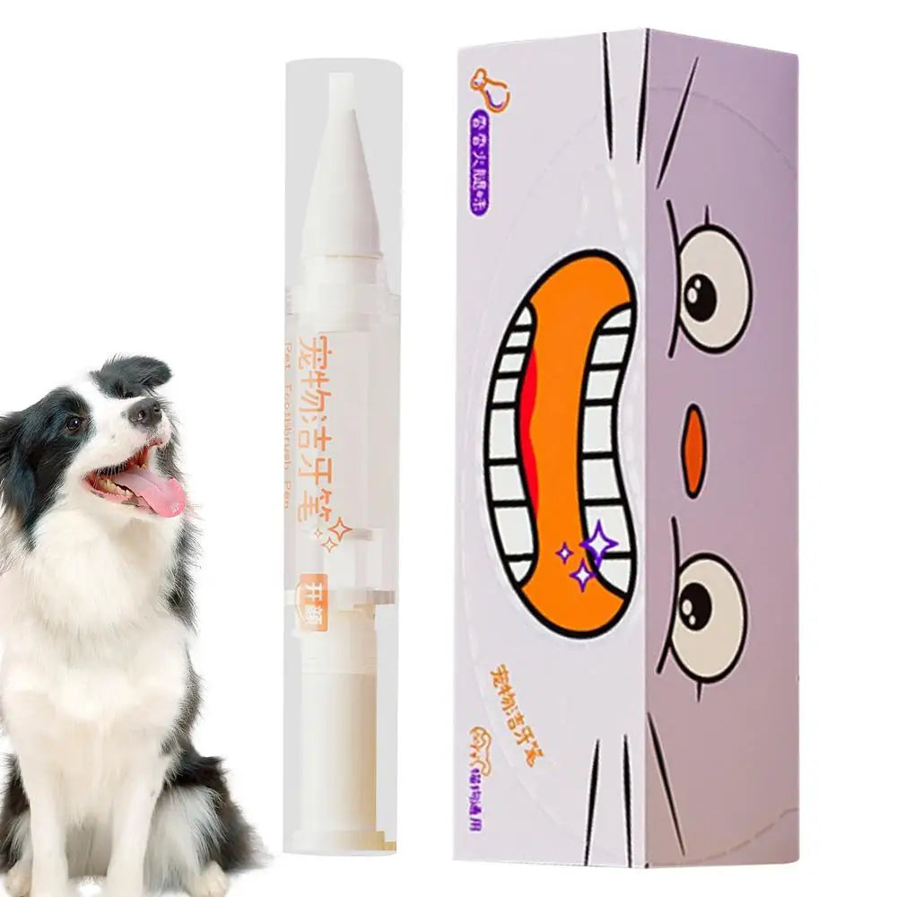 Pet Teeth Cleaning Pen Cat/Dog Tooth Whiten Pen Pet Grooming Toothbrush Cleaning Kit Fresh Breath Soft Bristles Pet Toothbrushes