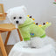 Autumn Winter Pet Dog Costumes Green Dinosaur Christmas Fleece Overalls Sweatshirts for Small Puppy Funny New Year Cat Clothing