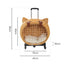Pet Rolling Carrier, Dog Backpack with Wheels,Cats,Puppies Travel Bag with Wheels,Dog Trolley
