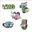 Funny Animal Sets Enamel Pins Cartoon Anime Figure Ghost Spooky Cute Cat Bird Brooches Backpack Lapel Badge Punk Jewelry Gifts