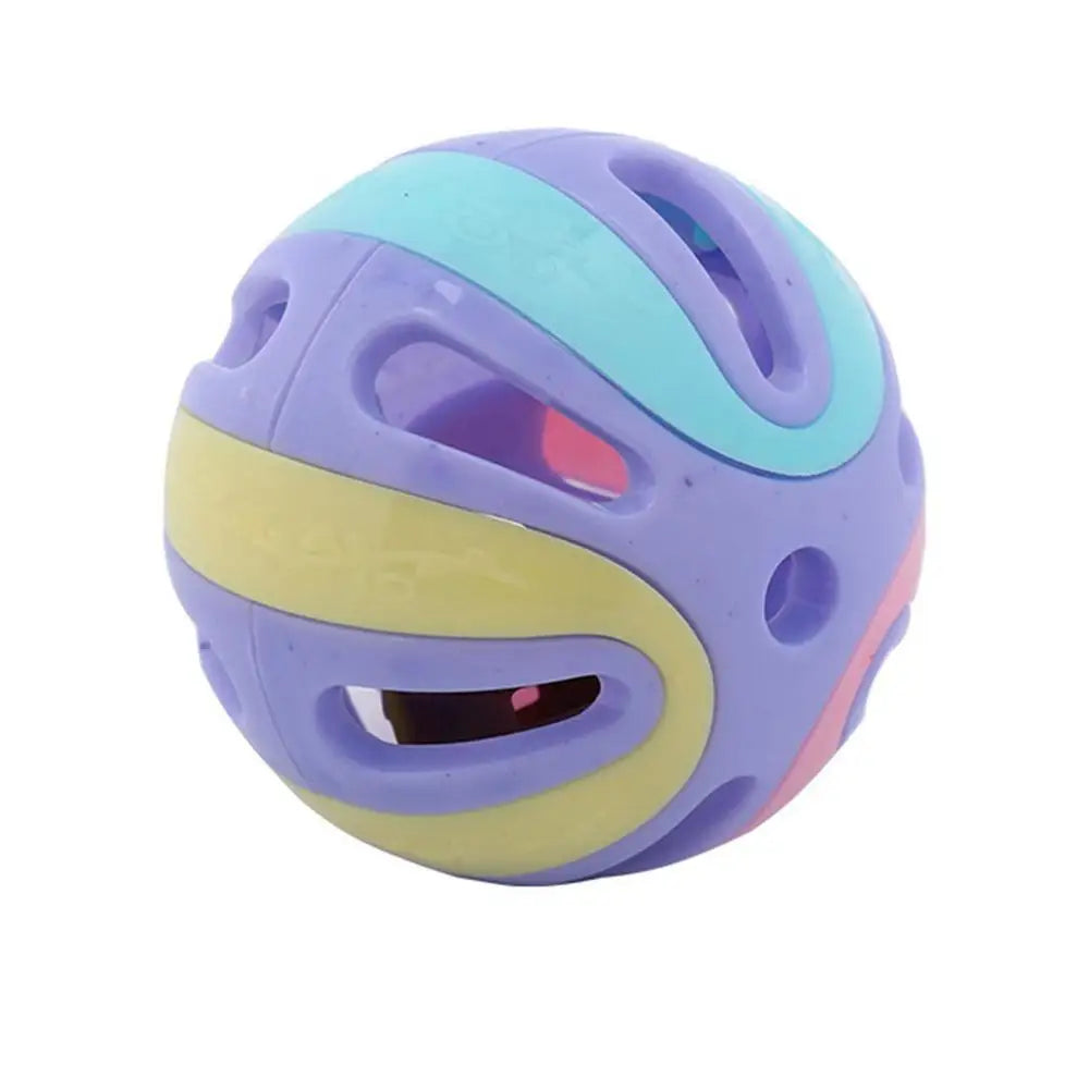 Cat Jingle Balls Cat Pounce Jinggle Ball Large Hollow Cat Rattle Ball Interactive Kitten Chasing Toys Kitten Pets Supplies