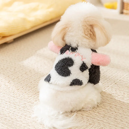 Winter Dog Clothes Fleece Dog Coat Puppy Hoodies Chihuahua Dachshund Bichon Dog Clothing Girls Dog Jacket Funny Coslpay Apparel