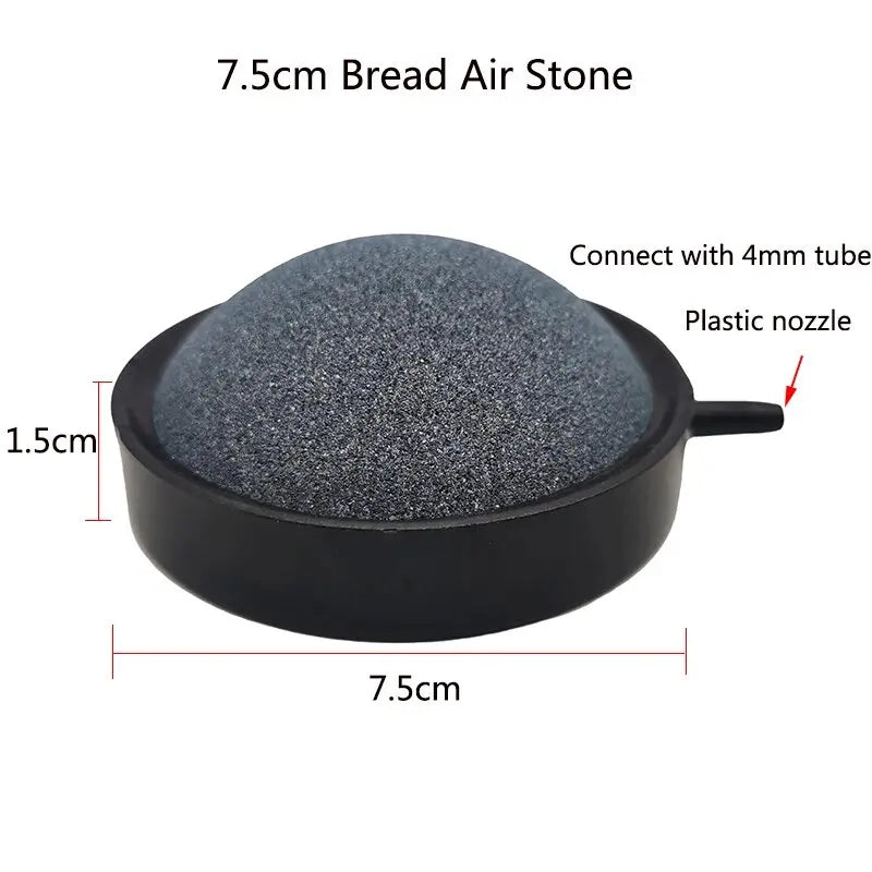 50/75/80/100mm Fish Tank Aquarium Nano Air Stone Oxygen Aerator Increasing Air Bubble Pond Pump Hydroponic Oxygen Accessories