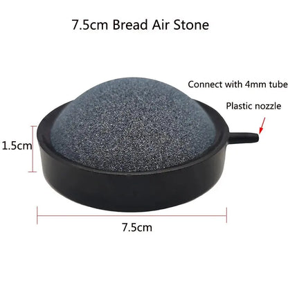 50/75/80/100mm Fish Tank Aquarium Nano Air Stone Oxygen Aerator Increasing Air Bubble Pond Pump Hydroponic Oxygen Accessories