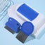 6 Pcs/set Pet Flea Comb Stainless Steel Head Lice Comb Fine Tooth Dogs Cats Grooming Combs Dematting Tool Pet Tear Stain Remove