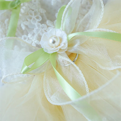 Summer White Puppy Veil Tutu Skirt Multi Layered Female Chihuahua Dresses for Sphinx Cat Wedding Party Small Medium Dog Clothes