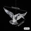 10Pcs Transparent Acrylic Hummingbird Hanging Ornaments Crystal Bird Pendants Wedding Party Living Room Home Ceiling Decorations