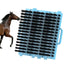 Grooming Brush for Horses Shedding Horse Brush Grooming Tool Itch Relief Grooming Brush Pet Hair Brush Cleaning Tools Cat Dog