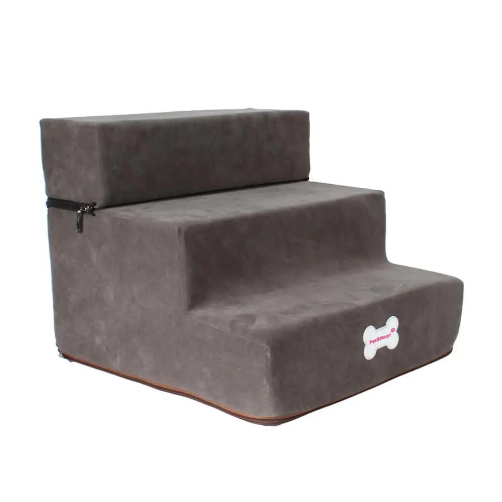 Pet Stairs 3 Steps Stairs for Small Dog Cat Pet Anti-slip Removable Dogs Bed Stairs Extra Wide Non-Slip Steps Pet Supplies