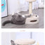 HOOPET Cat Climbing Frame Small Sisal Teasing Pet Toys Scratching Board Claw Grinding Cat Toys Carousel Type Cat Climbing Frame