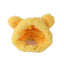 Cute Bear Shaped Hat for Cat Christmas Protective Pet Dogs Cosplay Head Wear York Solid Color Winter Kitten Costume Accessories