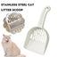 Extra Large Cat Litter Scoop Pet Feces Scoop Sturdy And Pp Material Simple Cat Litter Artifact Shovel Keep Home Clean