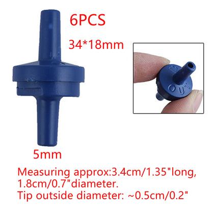 UXCELL Aquarium One Way Check Valve Non-Return Oxygen Tracheal Increasing Hose CO2 System Pipe Fish Tank Air Pump Accessorie