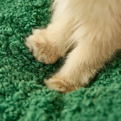 Small Pet Bed Christmas Kitten Puppy Bed Plush Cushion Soft Round Pet Cushion Comfortable Pet Plush Bed For Cats Or Small Dogs