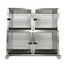 KA-505D Hot Sale Stainless Steel Pet-Showing Dog Cat Cage for Veterinary Powder coating high quality pet kennel