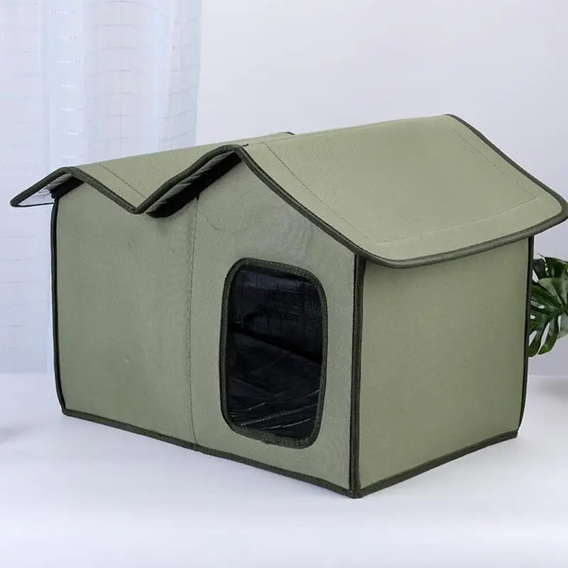 Outdoor Cat Shelter Large Winter Insulated Pet House Waterproof Detachable Cat Shelter Washable Cat Nest Pet House For Cat Dog