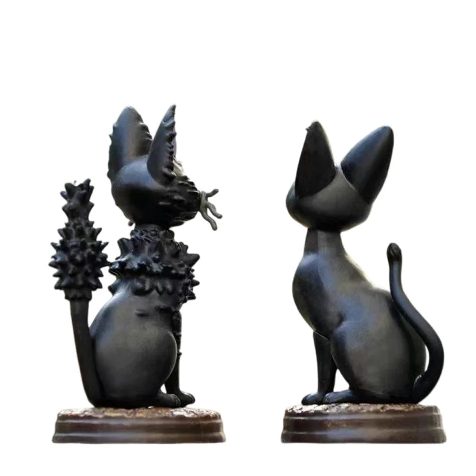 6pcs/set Cartoon Black Cat Jiji Gigi Figure PVC Action Toy Doll Model Set Black Cat Hayao Miyazaki Figure Toy kids birthday gift