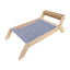 Pet Lounge Chair Portable Solid Cat Hammock Nest Beds Wooden Frame Swing Chair Multifunctional Kitten Raised Bed Cat Lounger