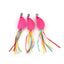Pet Cat Toy Small Mouse Replacement Head Funny Cat Stick Cat Plush Toy Fishing Rod Replacement Head