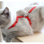Adjustable Pet Cat Collar For Cats Cozy Nylon Rabbit Kitten Kedi Harness Leash Set Small Puppy Dog Cat Accessories Pet Products
