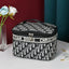 Thousand Bird Grid Cosmetic Bag Female Large Capacity Portable New Travel Waterproof Handheld Large Storage Bag Wash Bag