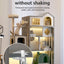 Excellent Quality Pet Furniture with Wheels Movable Animal Cages Cat Villa Fashion Wooden Dog House