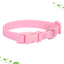 New Macaron Colored PVC Dog Collar Waterproof Dirt Resistant Easy To Clean Pet Collar Adjustable Neck Collar Pet Dog Collar Set