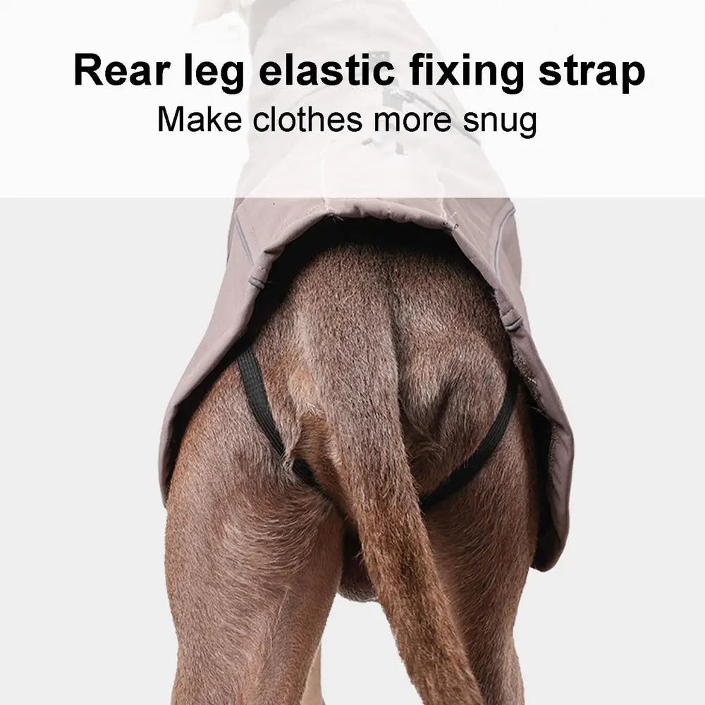 Dog Cold Weather Jackets Waterproof Dog Winter Clothes Comfortable Adjustable Dog Clothes Stylish Reflective Pet Supplies For