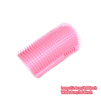 2/1PCS Pet Brush Comb Play Cat Toy Softer Cat Self Groomer Massage Comb with Catnip Face Scratcher for Kitten Puppy Cat Clean