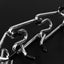 Quick Release Prong Dog Collar Chrome Plated Adjustable Metal No Pull Dog Training Collar Safe No Choke Pinch Collar for Dogs