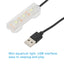 UXCELL Mini Aquarium Lamp USB Aquarium Lightings LED Desktop 3 Lamp Beads Fish Tank Light White/Blue/Red/Green/Yellow Light