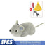 Vibrating Crawling, Pet Interactive Toys Battery Powered Plush Mouse, Automatic Escape Robots, Cat Toys, Electric Mouse, Toys,