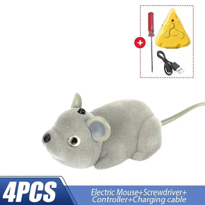 Vibrating Crawling, Pet Interactive Toys Battery Powered Plush Mouse, Automatic Escape Robots, Cat Toys, Electric Mouse, Toys,