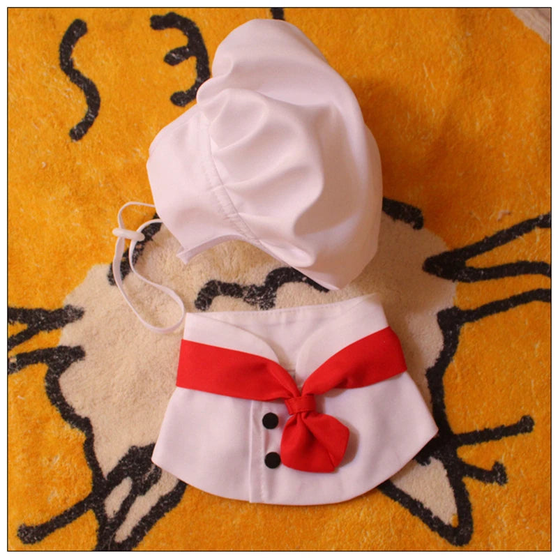 Halloween Chef Suit Pet Dog Clothes French Bulldog Cosplay New Year Pet Accessories Cute Gift Medium Costume Puppy Hat Collar