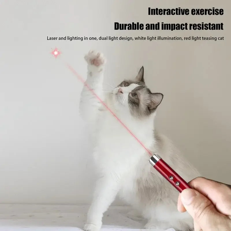 Laser Pointer for Cats Interactive Cat Laser Toy Pet Enrichment Toys for Indoor Cat to Play and Exercise