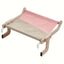 Pet Window Hanging Cat Bed, Removable Balcony Cat Hanging Hammock Wooden Assembly Indoor Bedside Bed Pet Nest