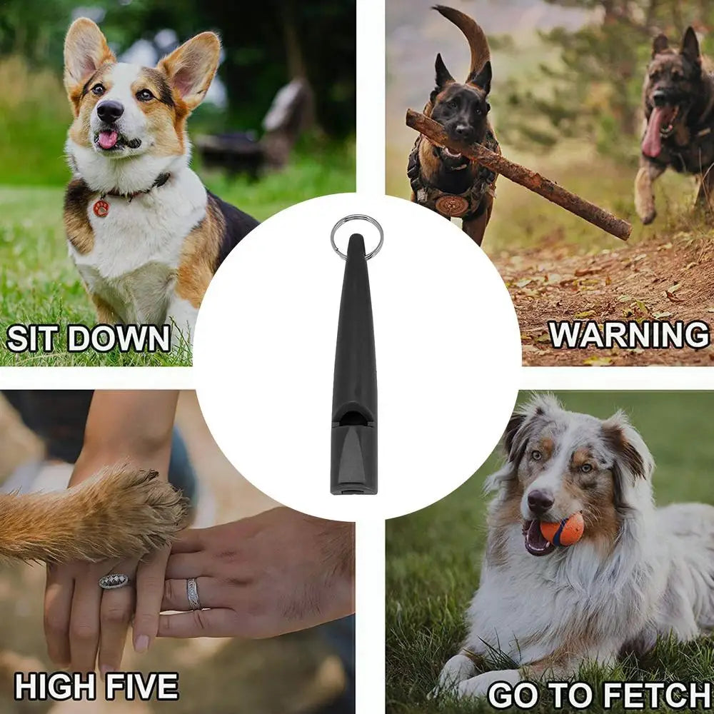 Dog Recall Whistle Waterproof Portable Dog Training Kit Anti Bark Device Compact Dog Training Tools Stop Bark Control Tool