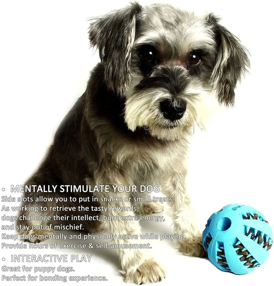 Silicone  Dog Toys Stretch Rubber Leaking Ball Funny Interactive Pet Tooth Cleaning Balls Bite Resistant Chew Toys