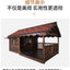 Outdoor Dog House Solid Wood Waterproof Large Dog Golden Retriever Kennel Rainproof Kennel Pet Villa Summer Outdoor Dog House