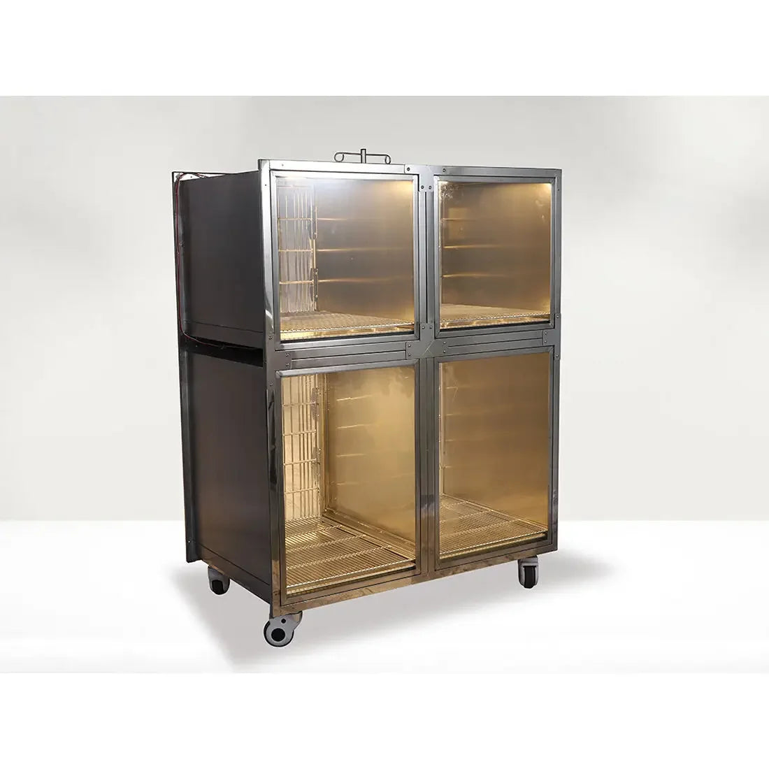 High Quality Stainless Steel Animal Cages Pet Showing Cage For Dog Cat Veterinary Kennel
