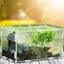 Reptile Terrarium Transparent Reptile Breeding Carrier Lightweight Acrylic Large Feeding Tarantula Habitat Box For Small Animals