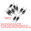 UXCELL Aquarium Air Pump Non-Return Check Valve CO2 Fish Tank One Way Oxygen Pump Hose Tracheal Check Valve Pipe Accessories